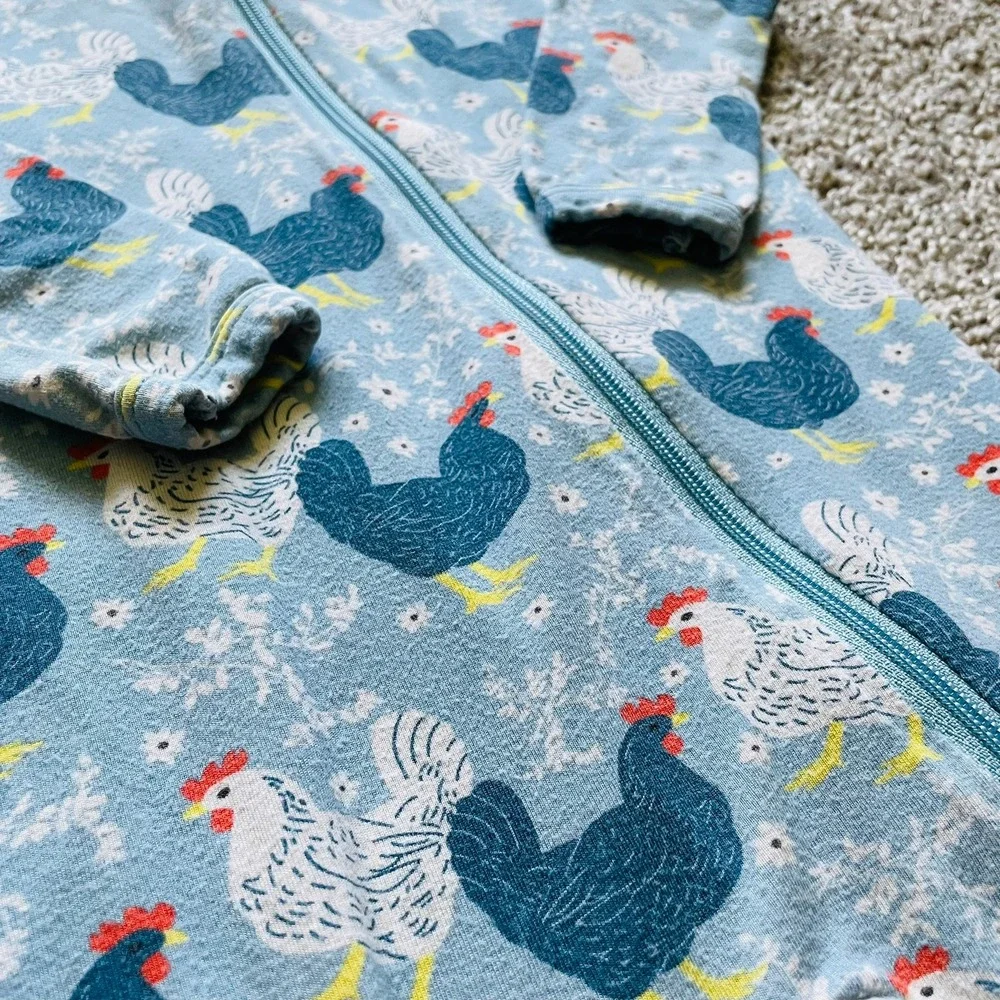 6-9M Bamboo Sleeper Bundle Blue Green Mushroom Koala Chicken Kids